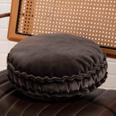 Makaron Yastık Dekoratif - Antrasit