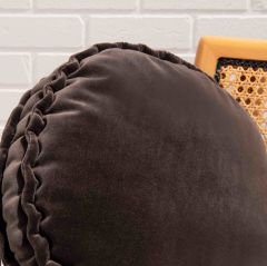 Makaron Yastık Dekoratif - Antrasit