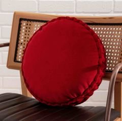 Makaron Yastık Dekoratif- Kırmızı
