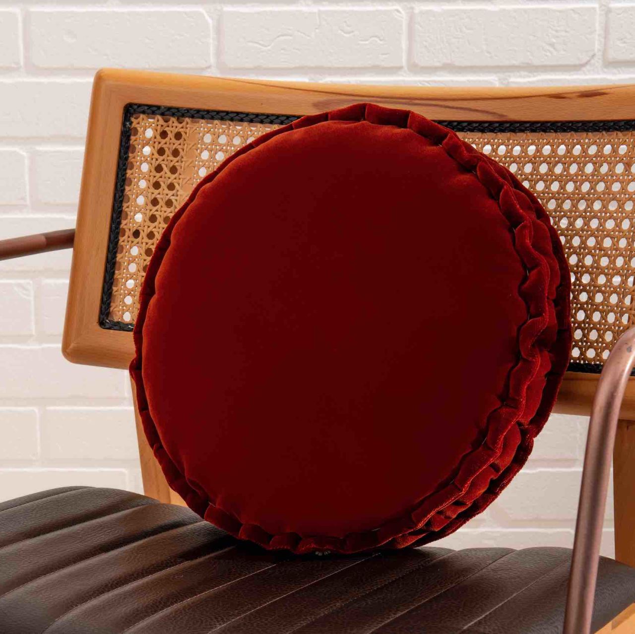 Makaron Yastık - Kiremit