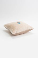 Boho Bear Nakışlı Yastık - Ekru